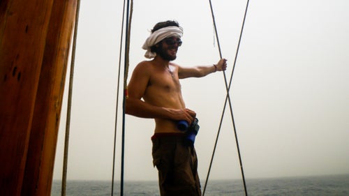The author in the Red Sea, July 2010