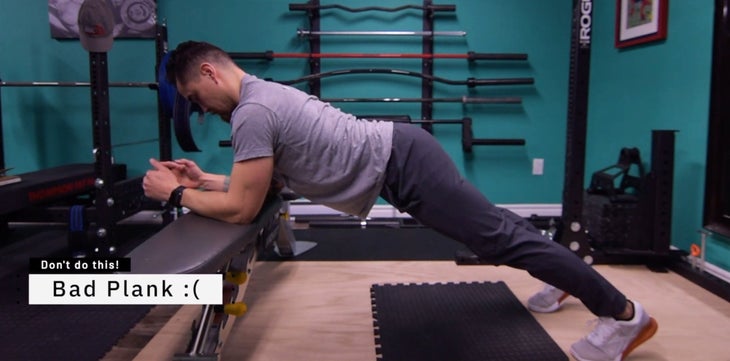 elevated poor plank