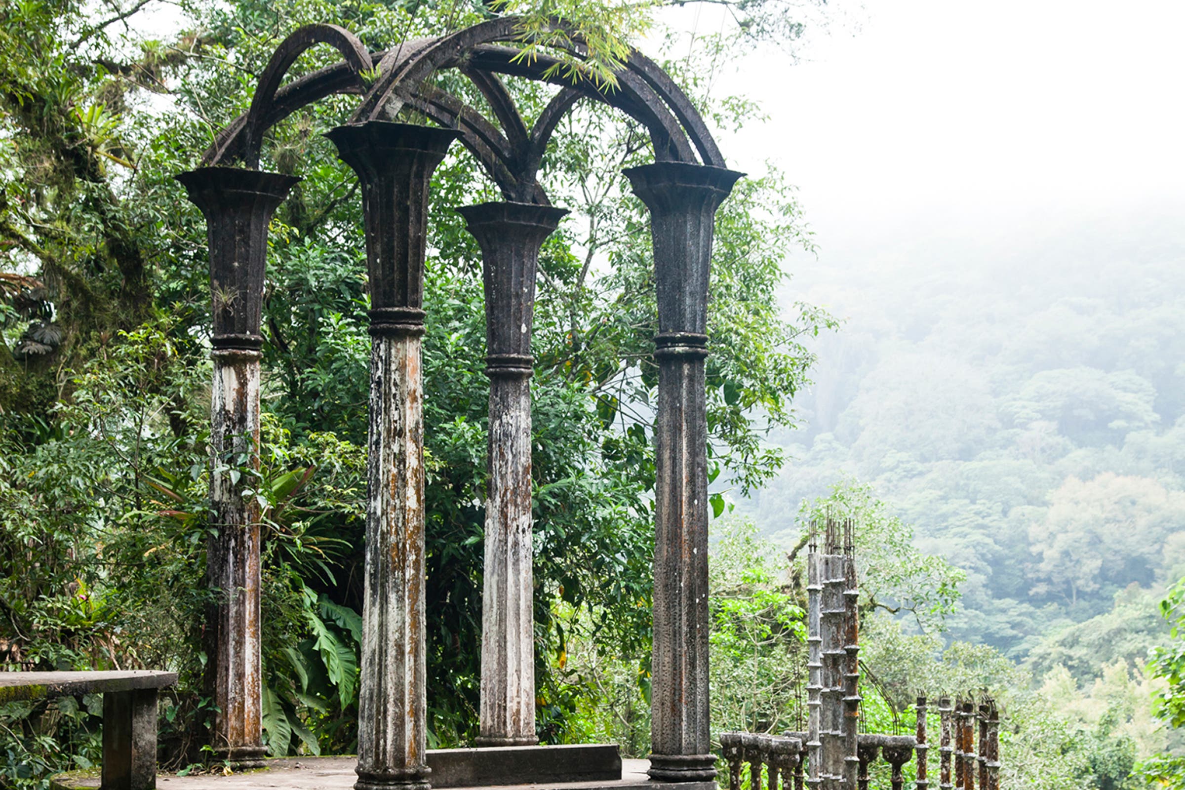 The site’s Bamboo Palace