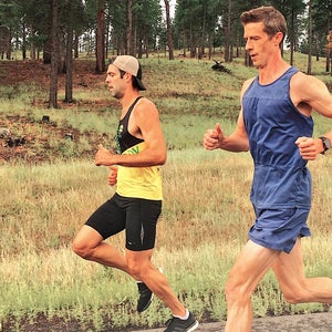 Matt Fitzgerald training with NAZ Elite