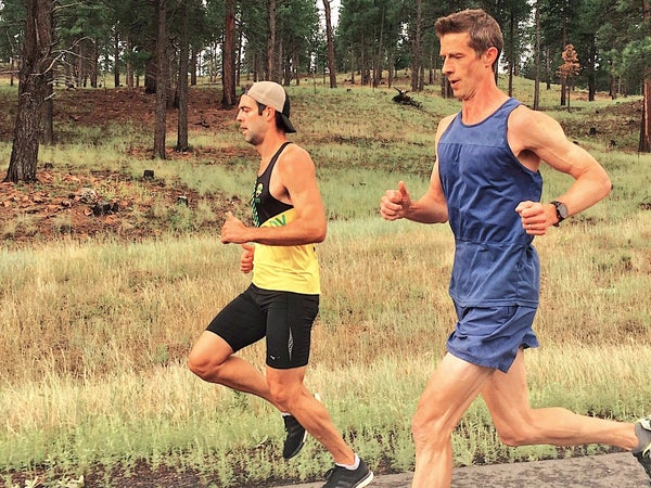 Matt Fitzgerald training with NAZ Elite