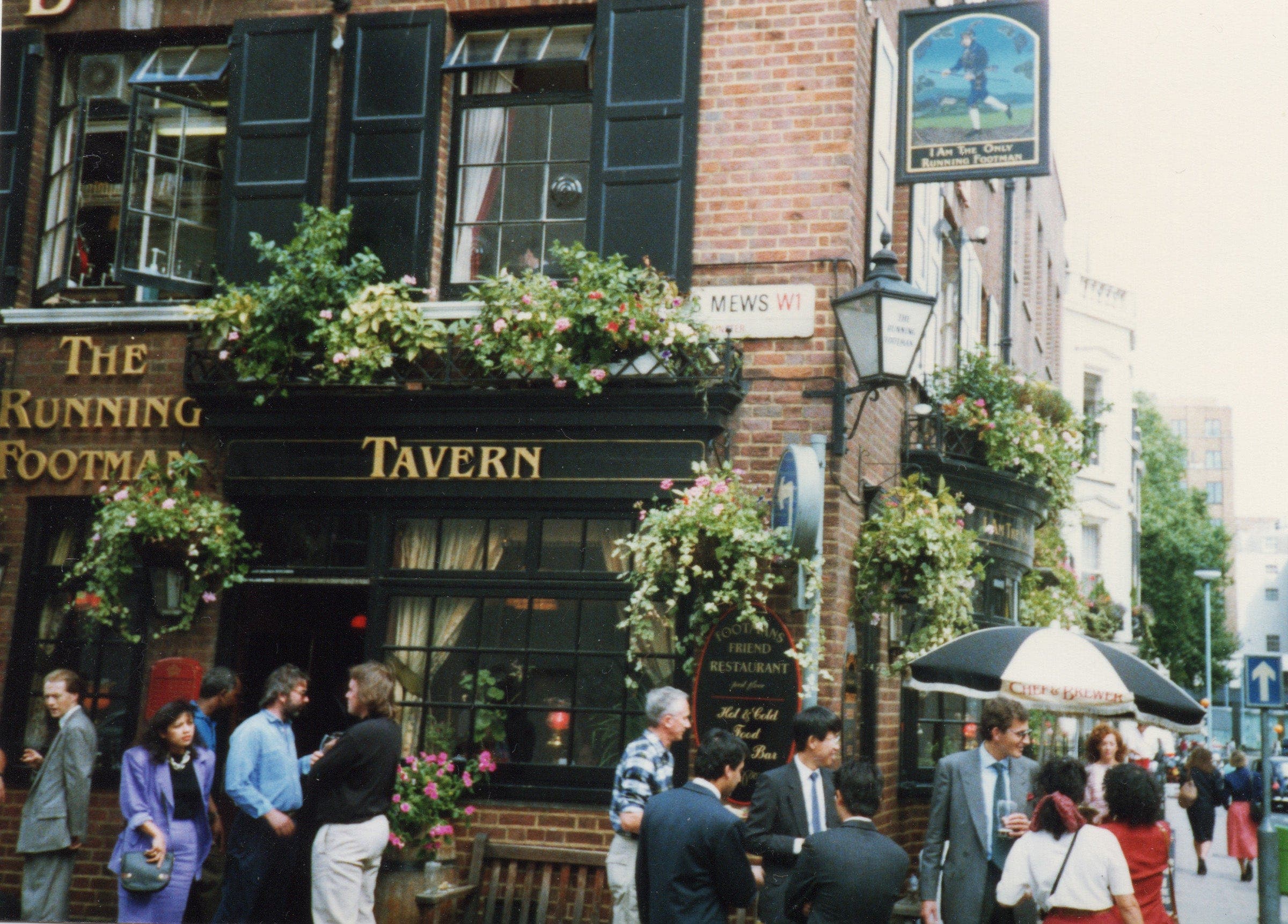 The Running Footman pub in London