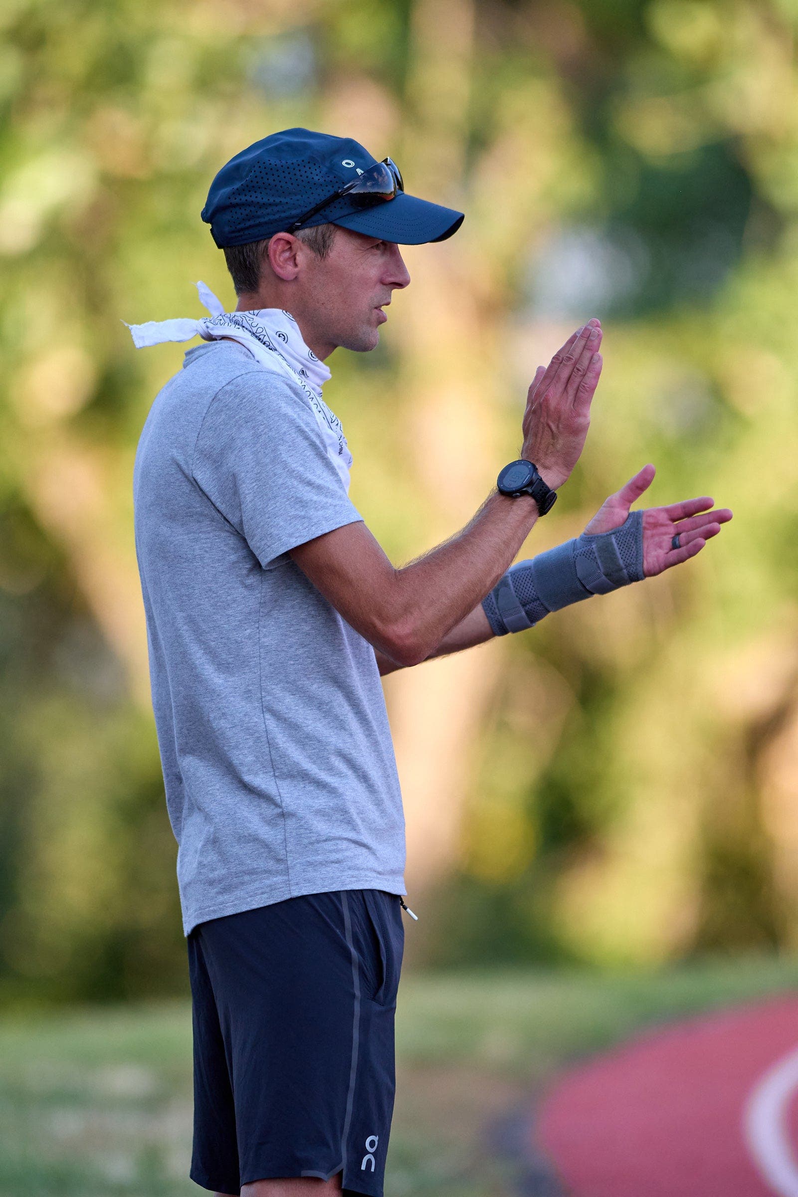 On Athletics Club coach Dathan Ritzenhein