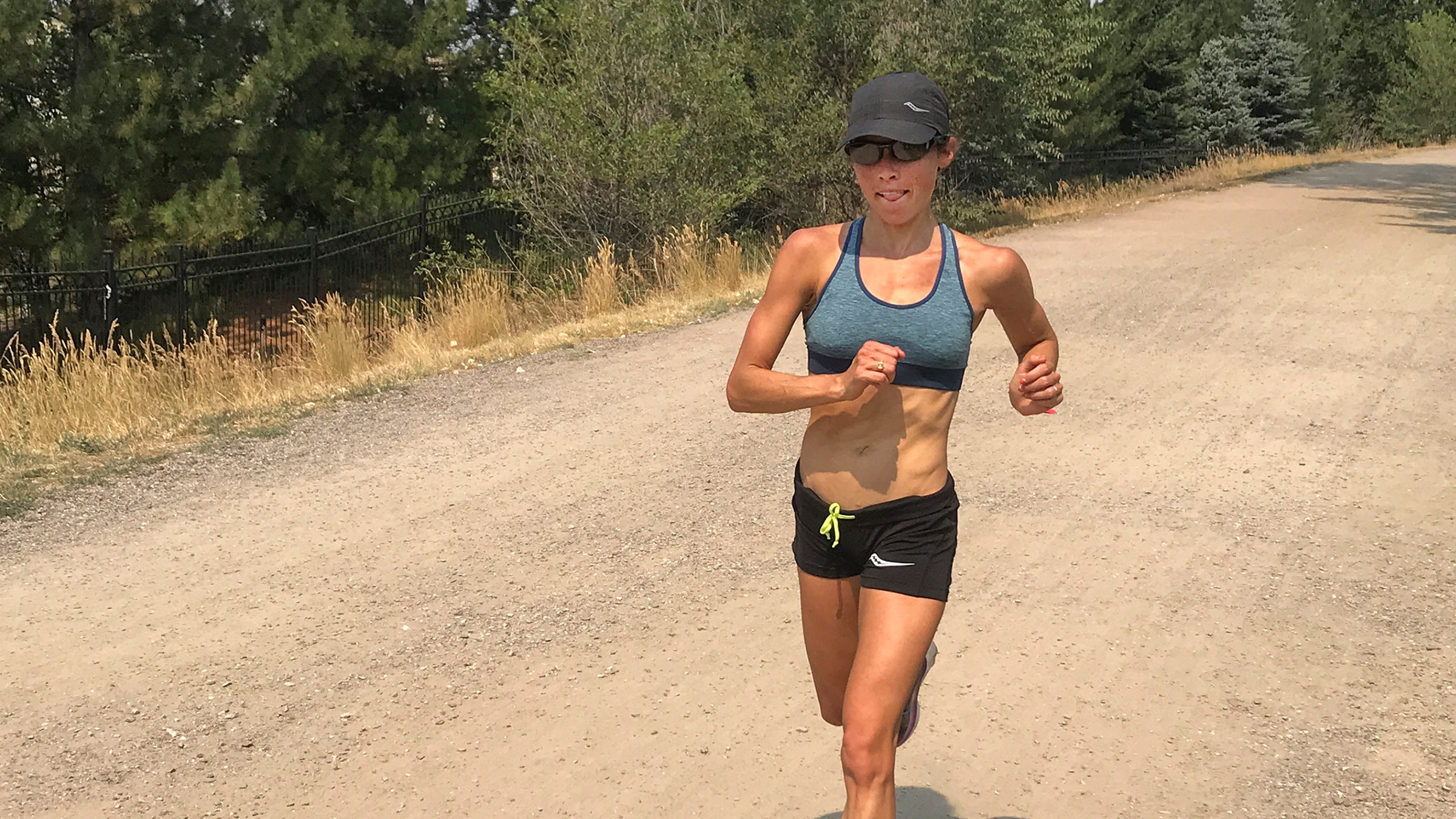 Becky Wade training post-injury