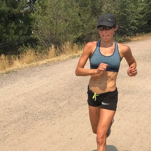Becky Wade training post-injury