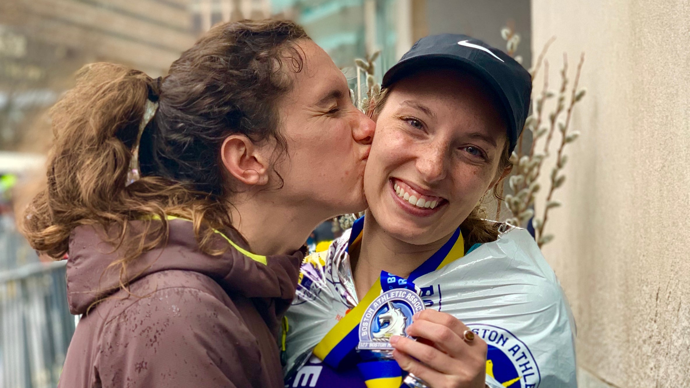 Training partners Lindsey and Heather Post Boston