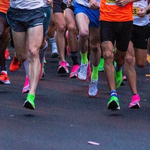 Vaporflys at the start of CIM