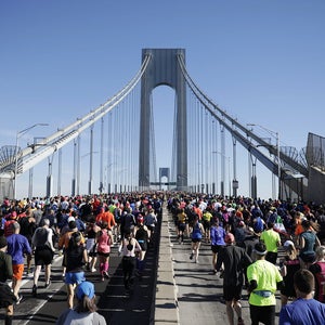 NYCM Race Day Verrazzono-Narrows Bridge