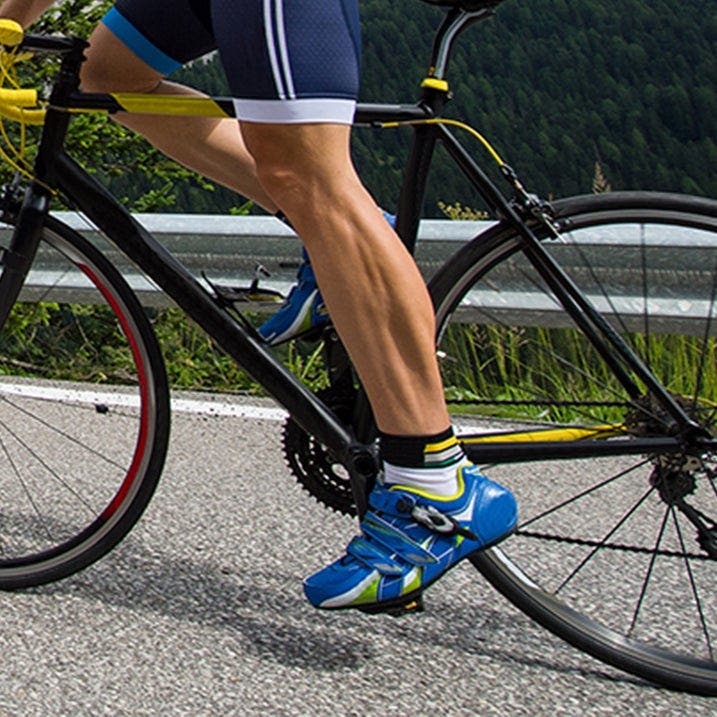 cycling strengthens calf muscles