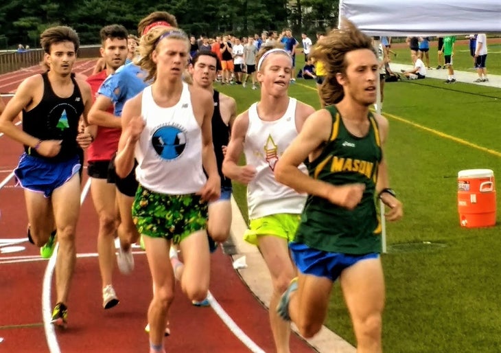 Hackett pacing Hall High School cross-country team through track workout