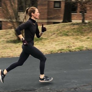 Gina Rouse, 42, training for the 2021 Boston Marathon