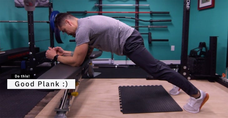 how to do a proper plank