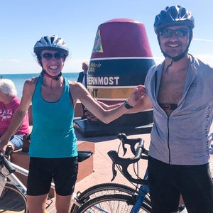 Roberta Groner Key West biking