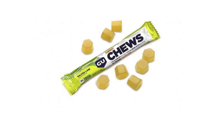 GU Salted Lime chews and packet