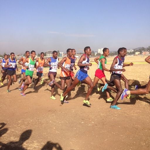 Men's XC race, Ethiopia