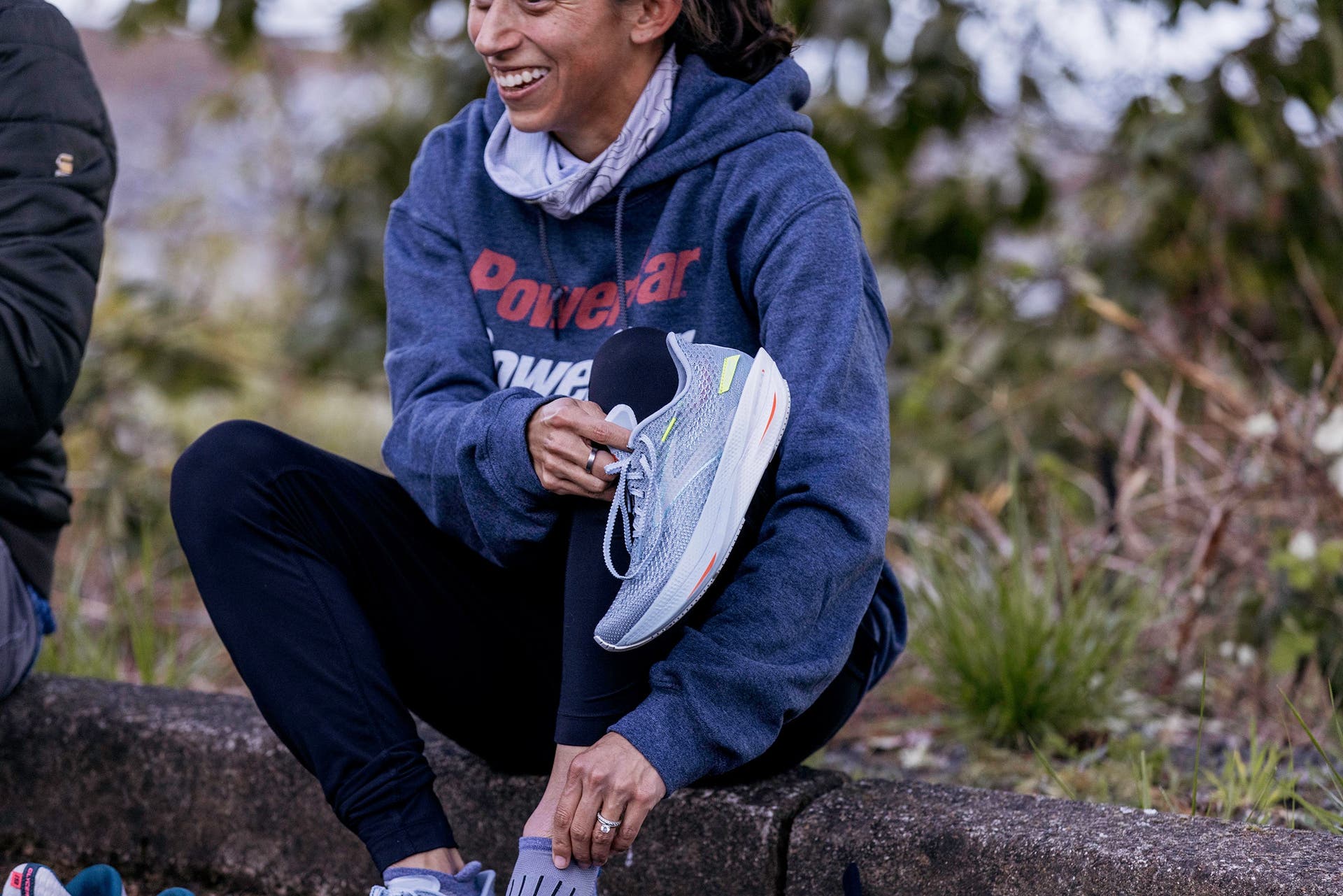 Des Linden with Brooks Hyperion 3