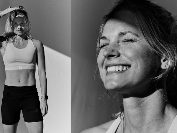 Images from Jessie Diggins black and white photo shoot