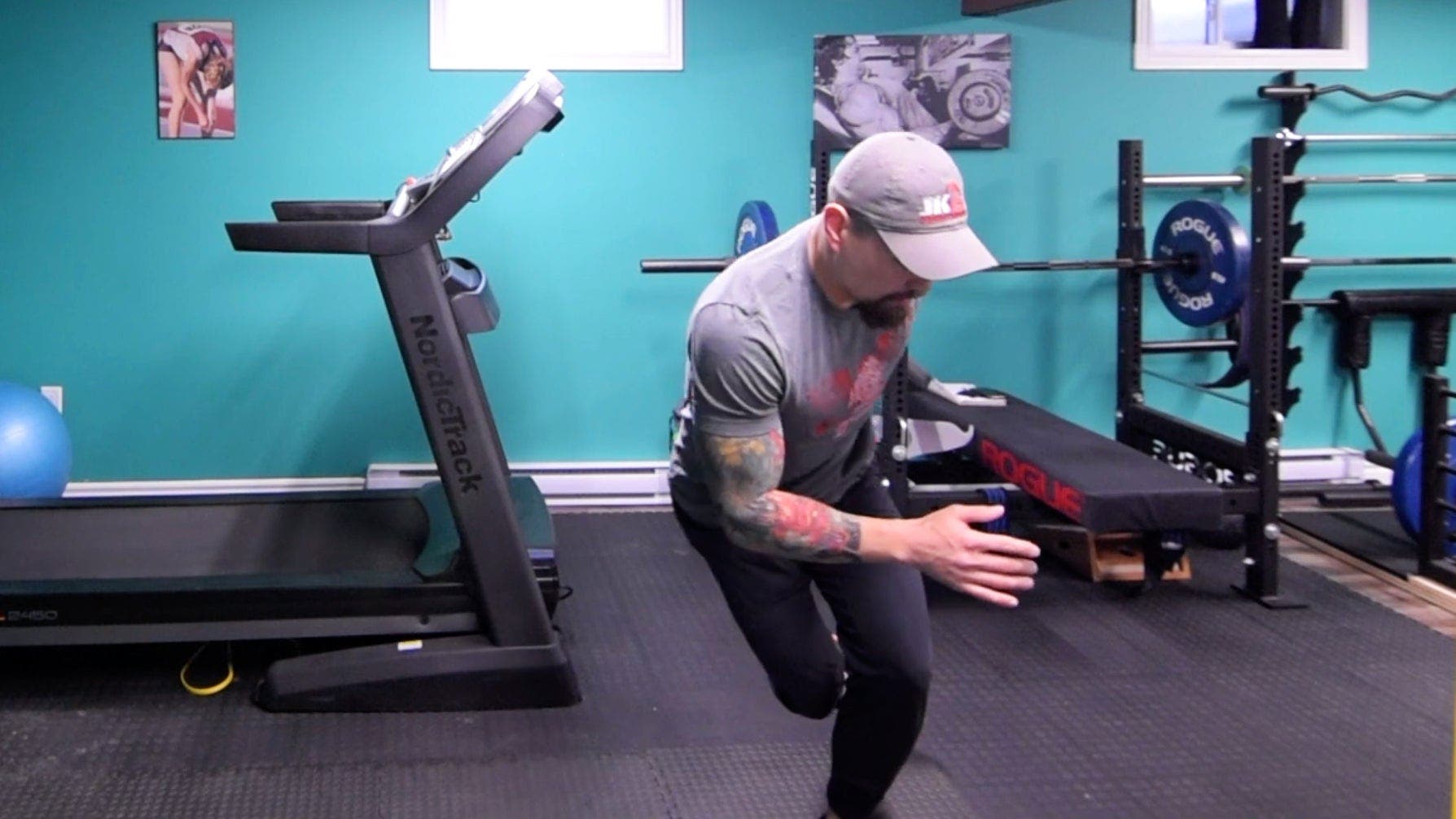 lateral lunge jump
