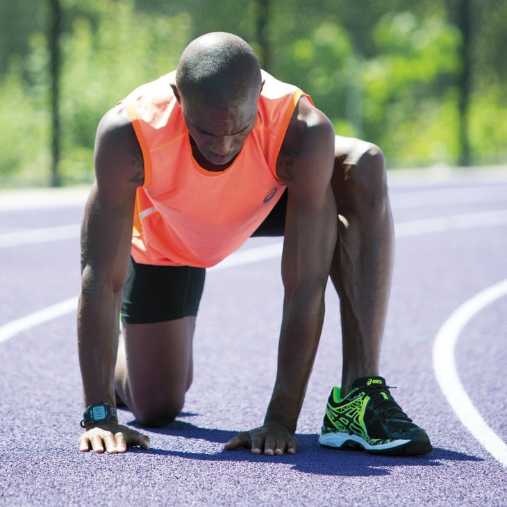 Man in lizard pose