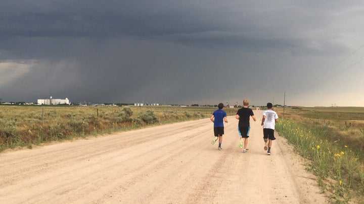 long run rainstorm