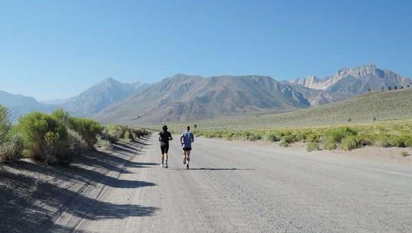 running into infinity, Mammoth Lakes, California