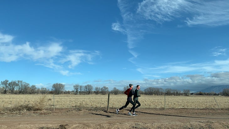 Matt McDonald training in Albuquerque for Olympic Trials