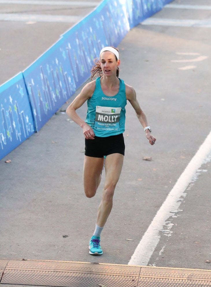 Molly Huddle tune-up half marathon