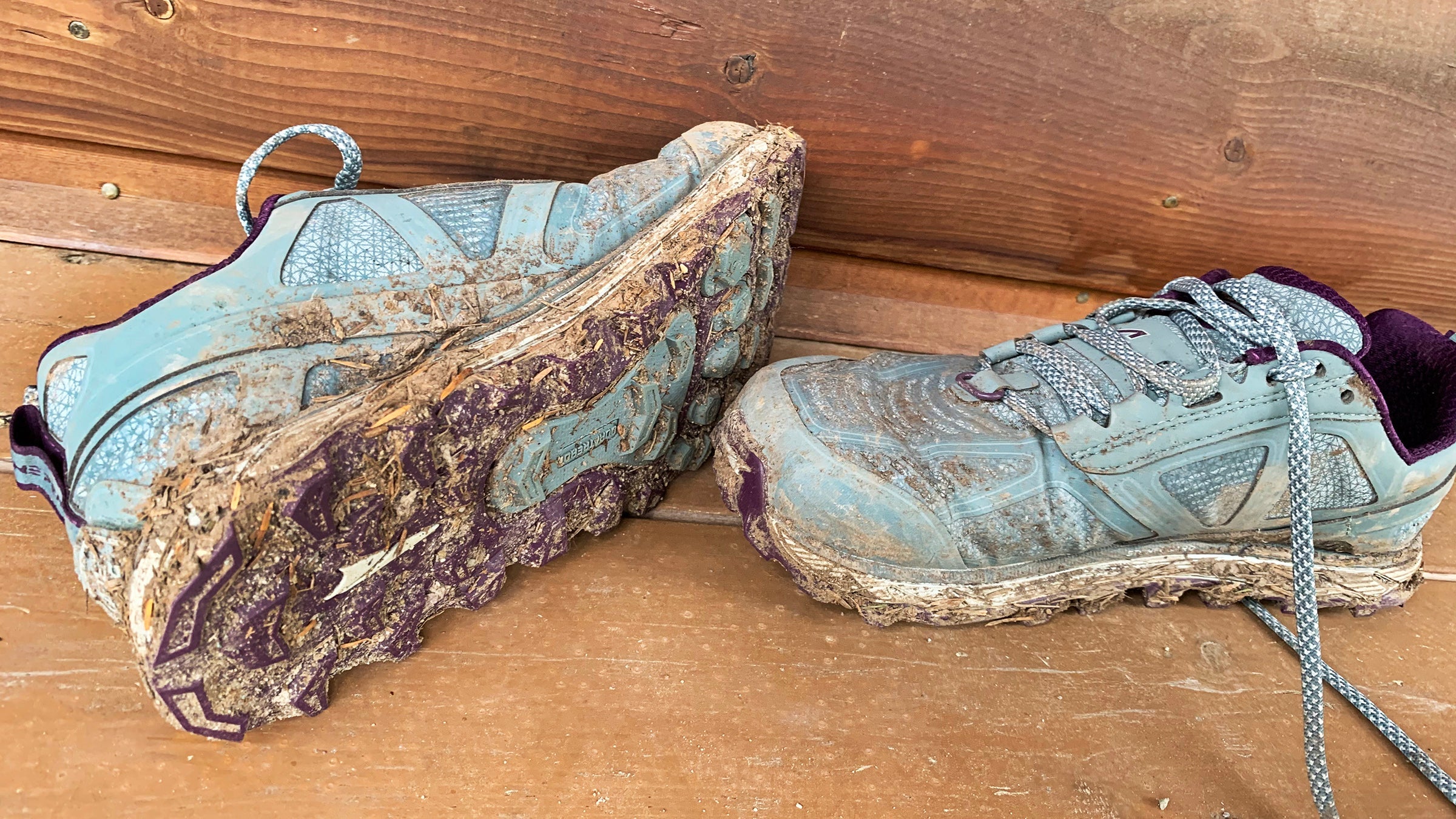 muddy trail shoes