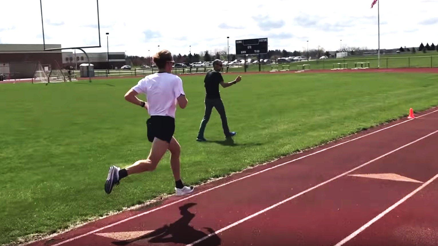 Parker Stinson and Dathan Ritzenhein