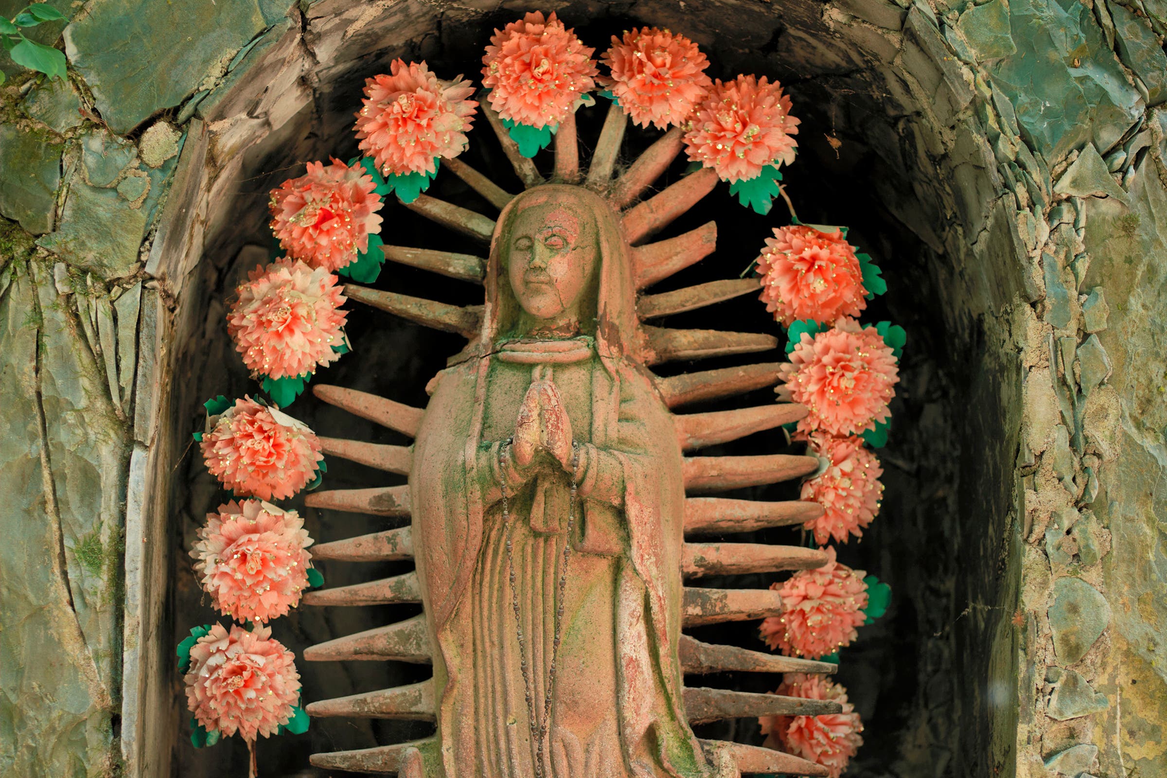 The patron saint of Las Pozas