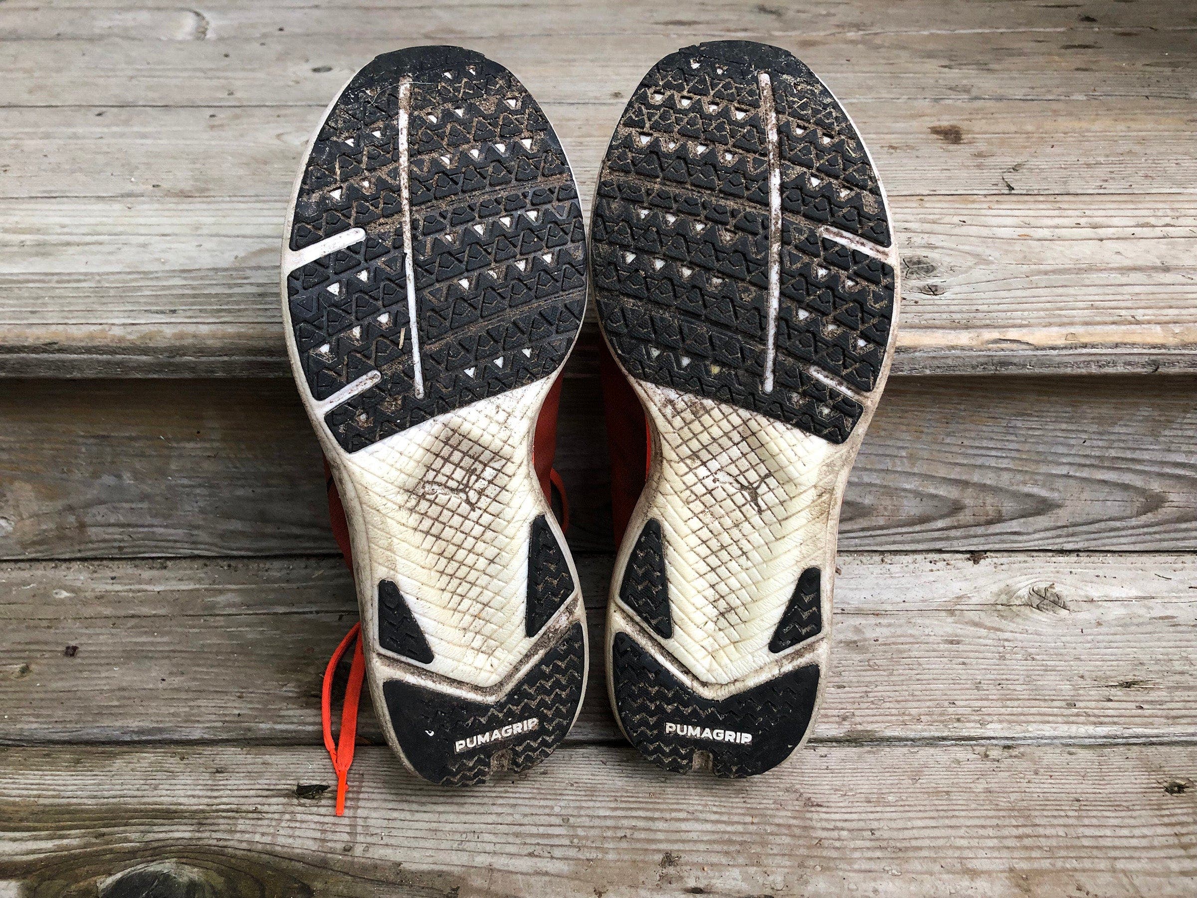 Puma Liberate Nitro sole after wear-testing