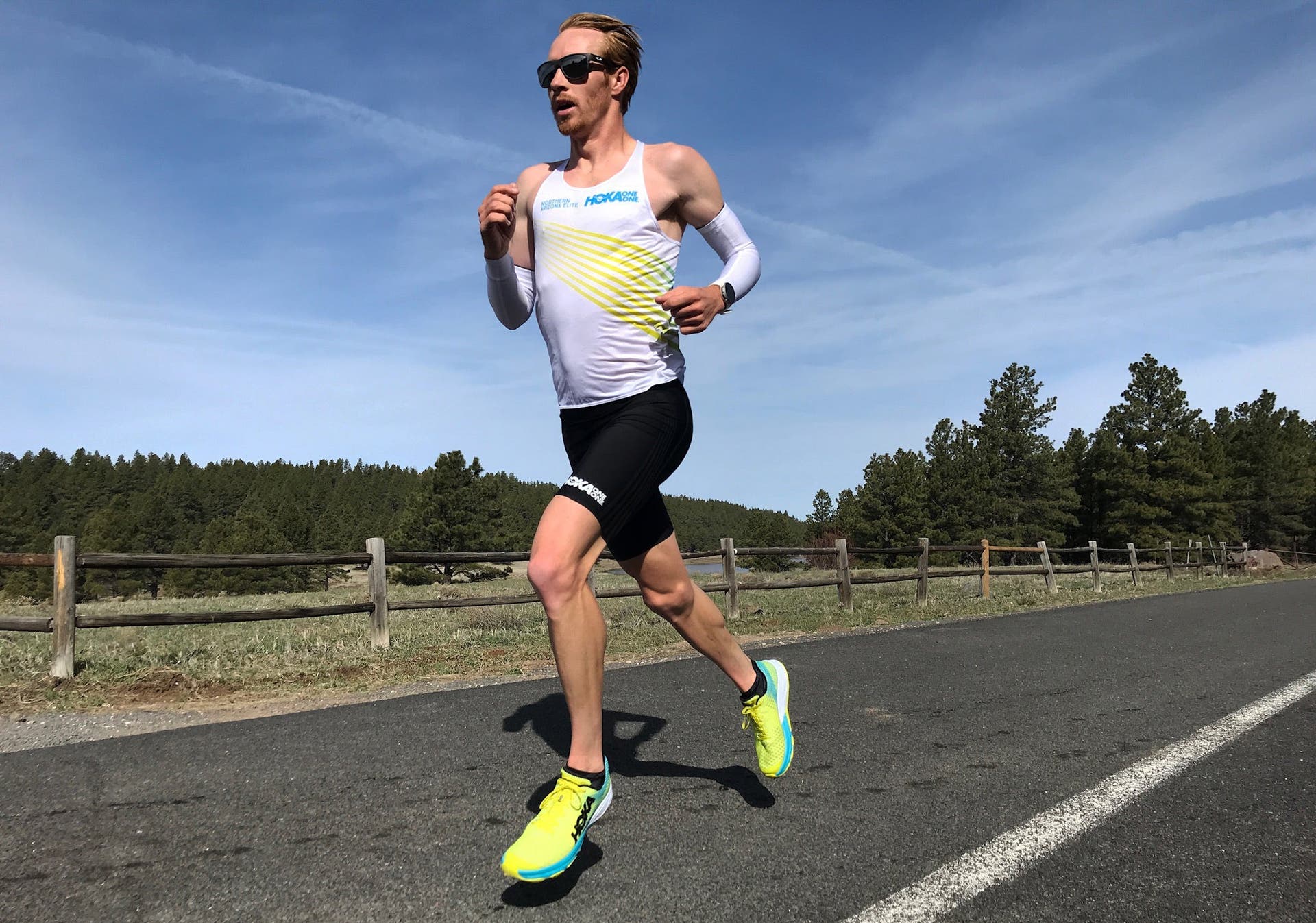 Scott Fauble NAZ Elite training in Flagstaff