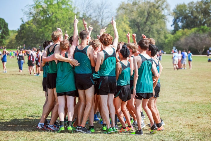 cross country huddle