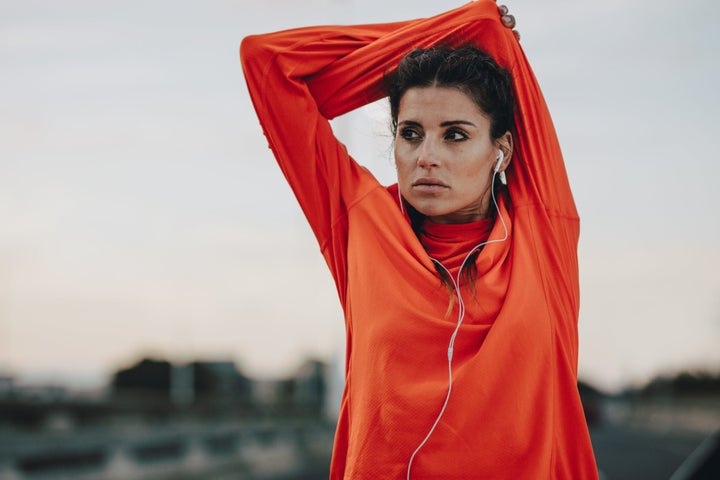 anxious runner