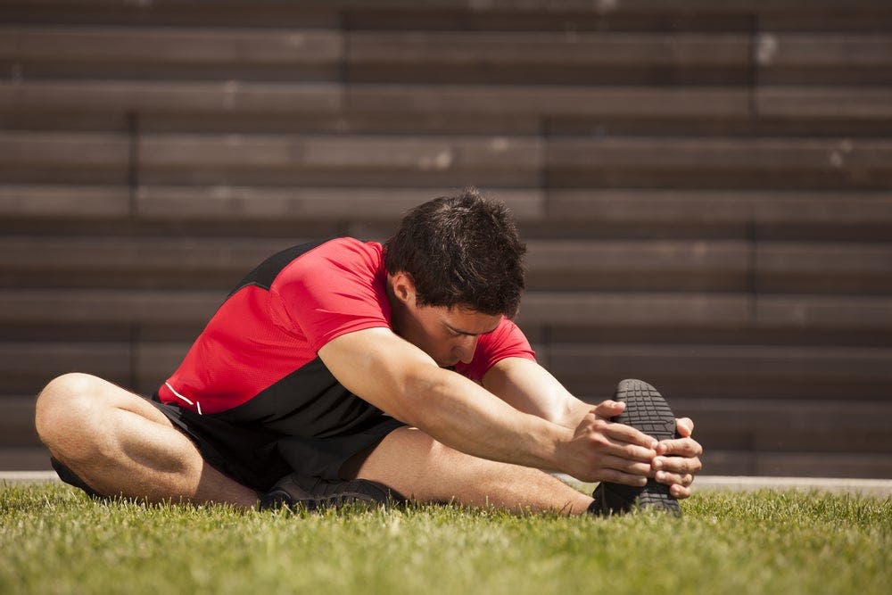 Stretching hamstrings