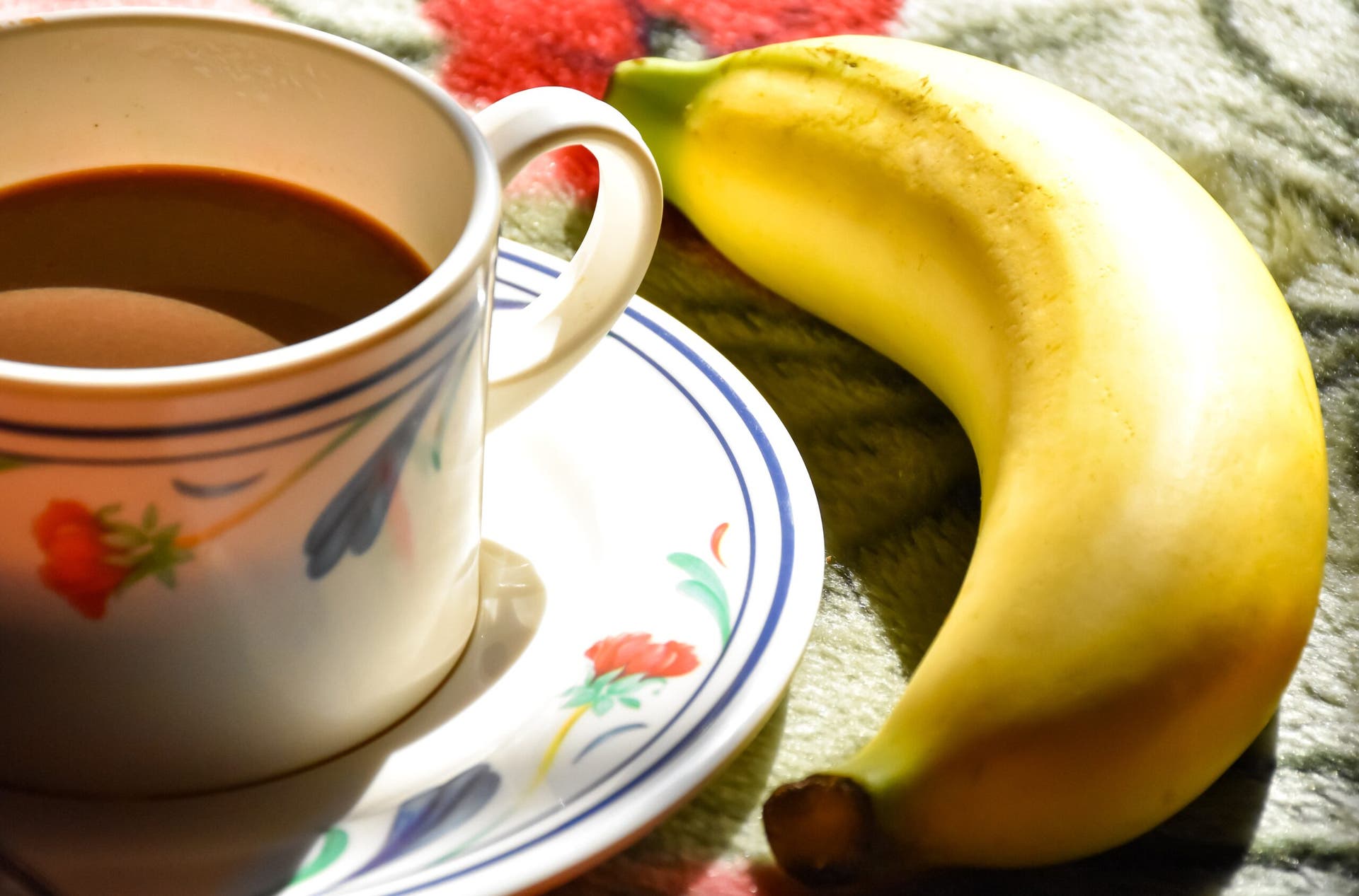 coffee and banana