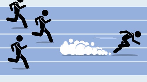 Runner exoskeleton running