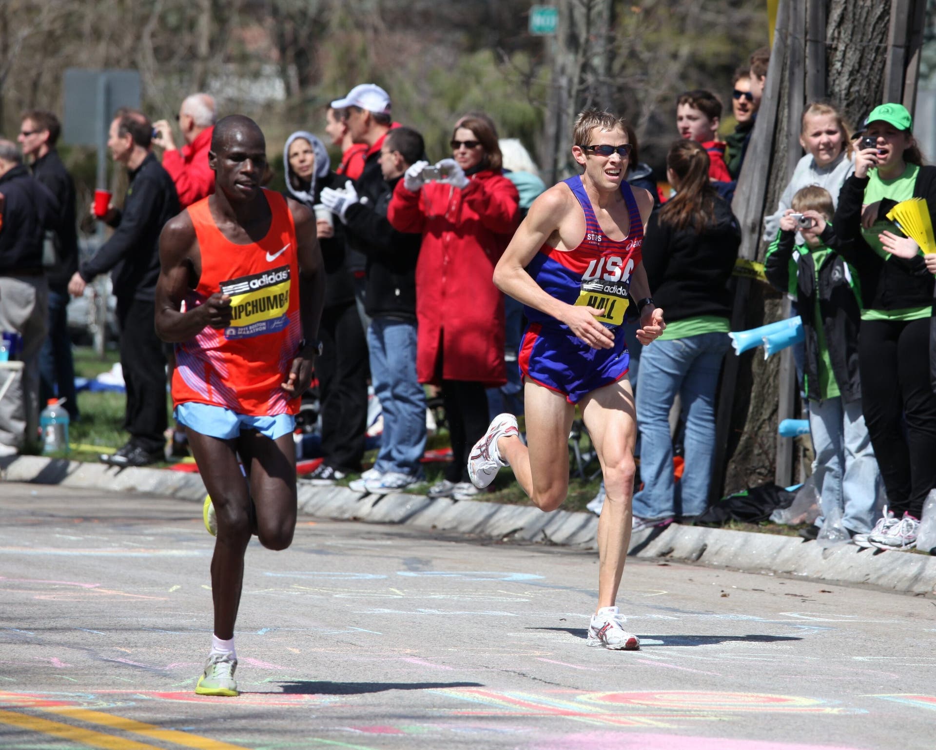 Ryan Hall Boston Marathon 2011
