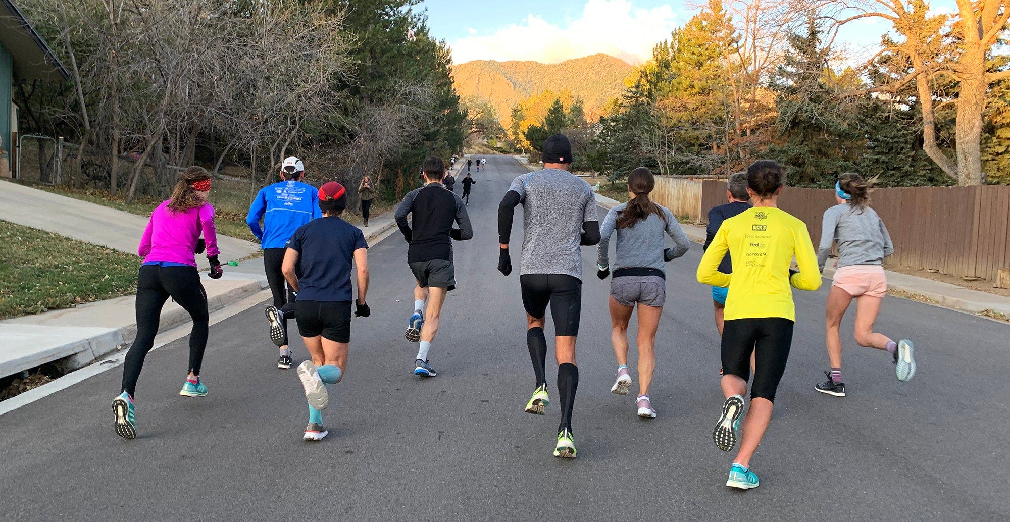 strides uphill Boulder Track Club