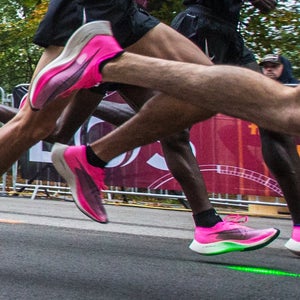 Nike Vaporfly Next% in action