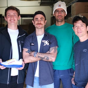 Michael Krajicek's team of shoe company pioneers.