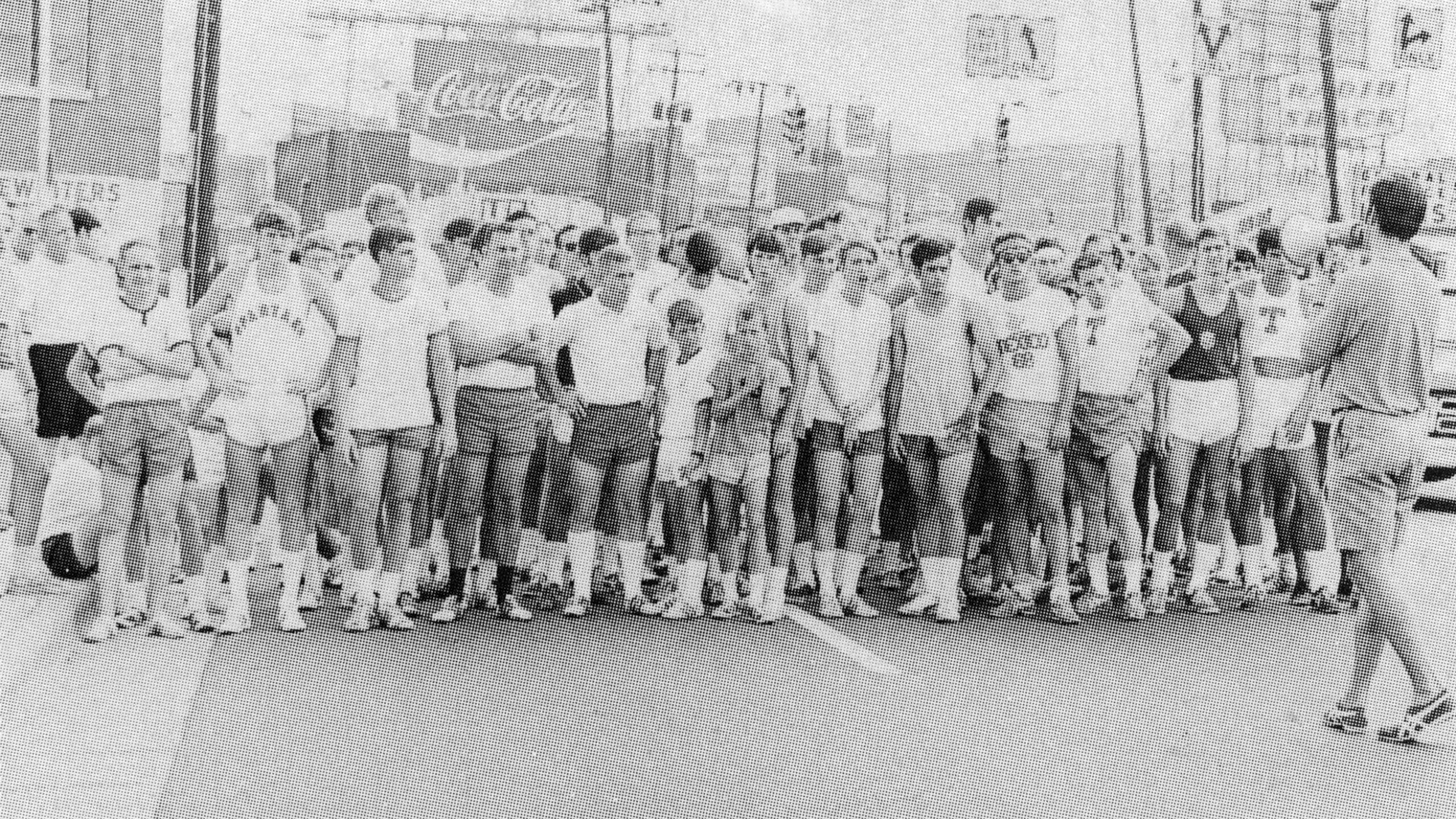 Peachtree Road Race Start Line 1970
