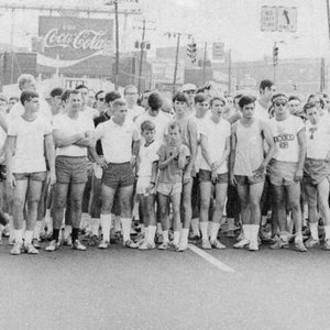 Peachtree Road Race Start Line 1970