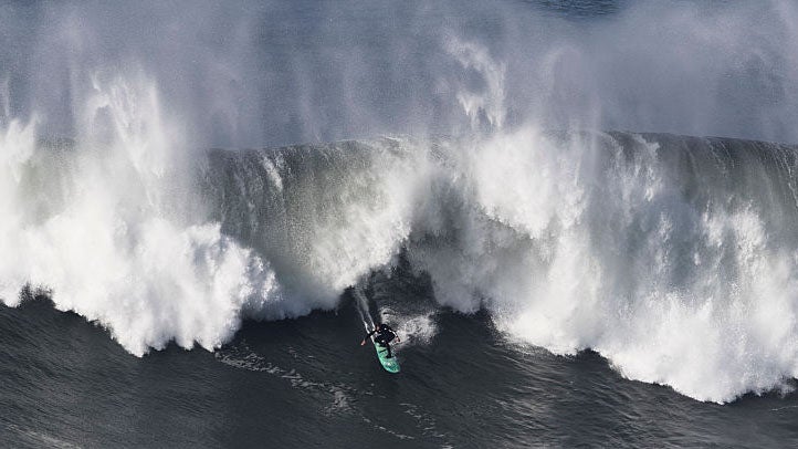 A Big-Wave Surfer Is Suing the WSL After Nearly Dying at Nazaré