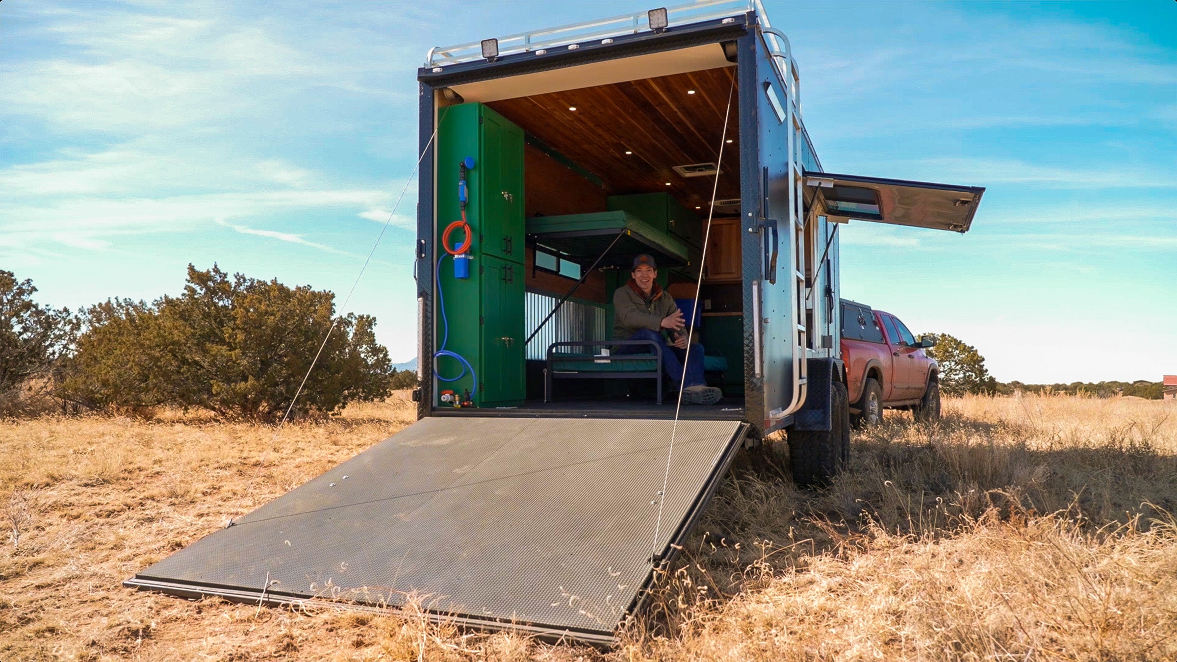 enclosed trailer camper