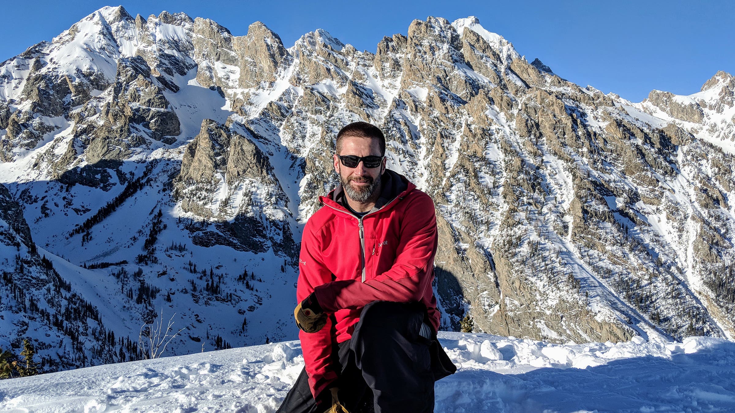 Pete Marshall in the Tetons