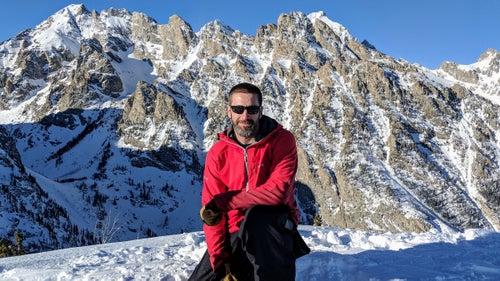 Pete Marshall in the Tetons