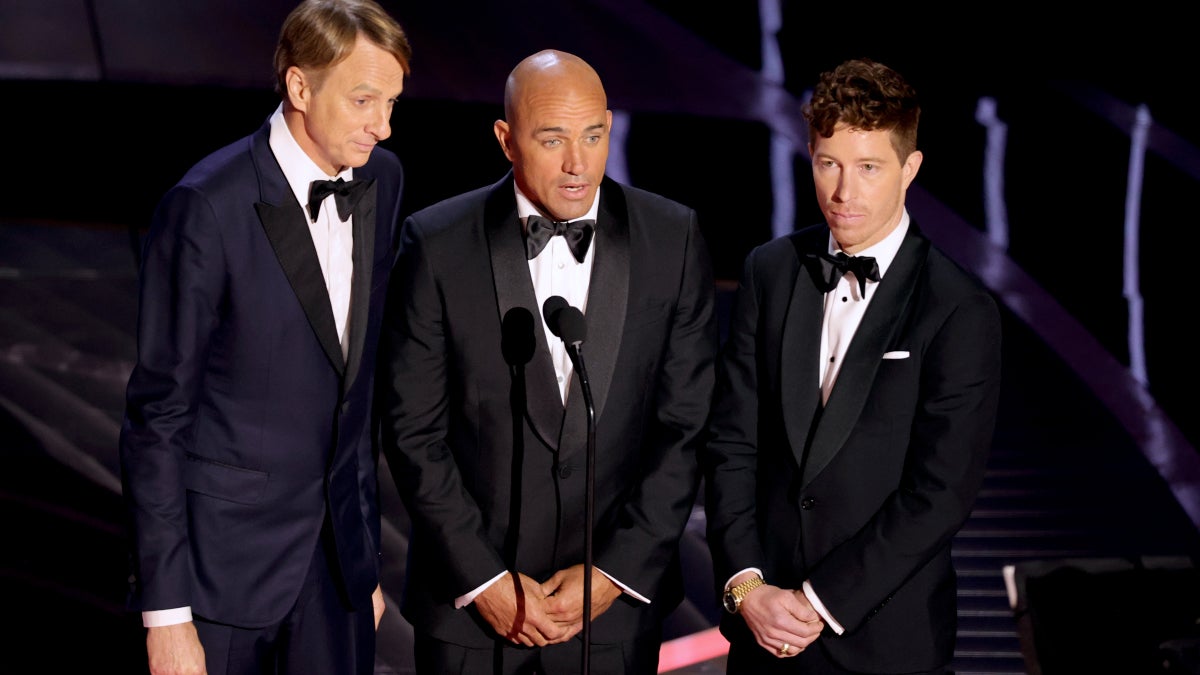 Yep, Tony Hawk, Kelly Slater, and Shaun White Were at the Oscars