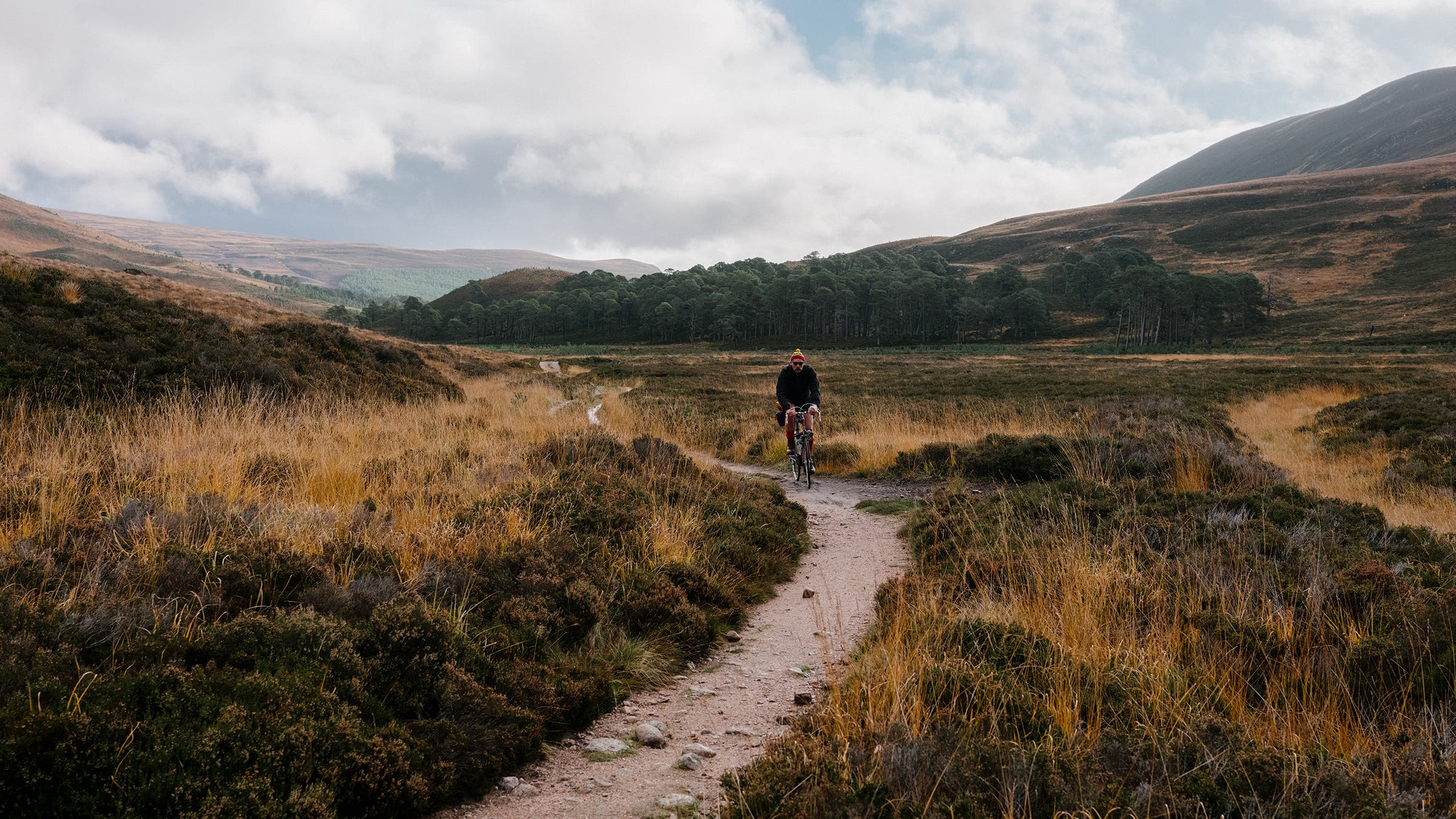 Mark Hudson cruising through the Scottish Highlands.