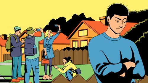 Airbnb renters illustration